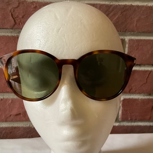 Saint Laurent Classic 6 Brown Black Frame Black Lenses Sunglasses Made in Italy - Picture 5 of 10